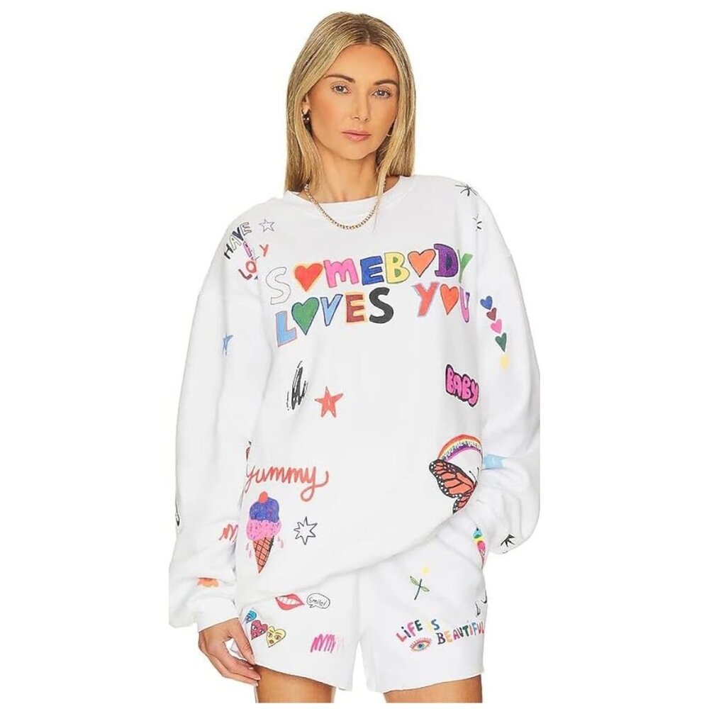 The Mayfair Group x @iscreamcolour "Somebody Loves You" crewneck sweatshirt OS $ - Picture 9 of 9